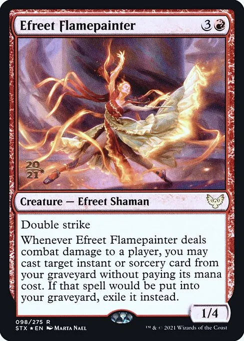 Efreet Flamepainter · Strixhaven: School of Mages Promos 98s/164