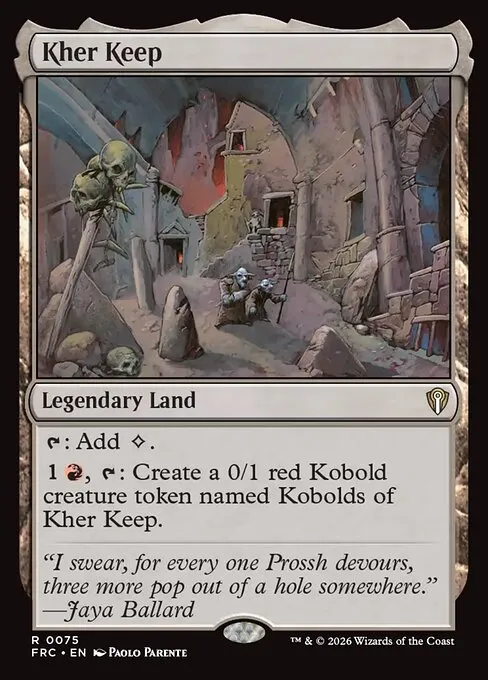 Kher Keep · Reality Fracture Commander 75/2