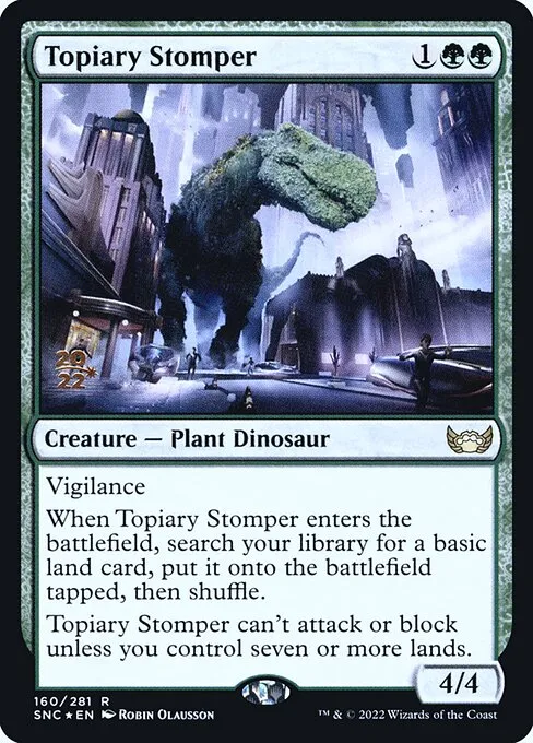 Topiary Stomper · Streets of New Capenna Promos 160s/161