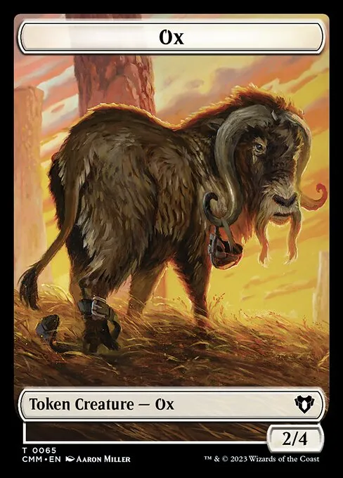 Ox · Commander Masters Tokens 65/81