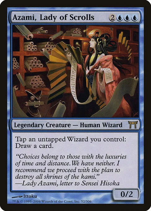 Azami, Lady of Scrolls · Champions of Kamigawa 52/307