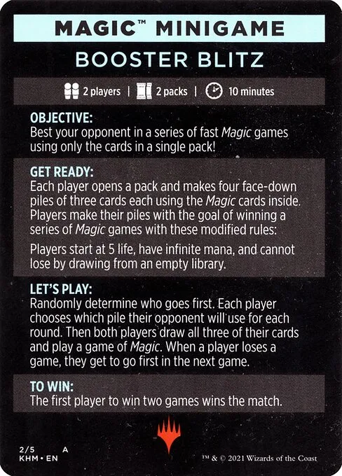Booster Blitz · Kaldheim Minigames 2/5