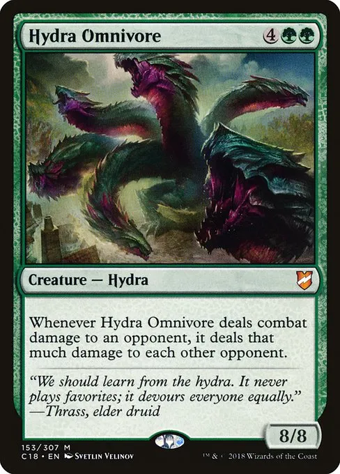 Hydra Omnivore · Commander 2018 153/307