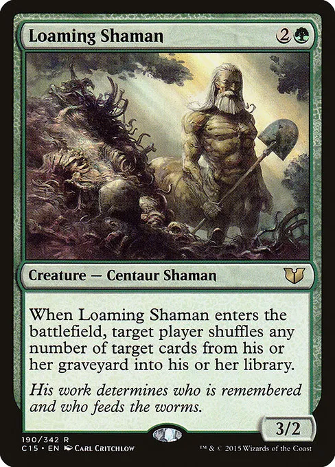Loaming Shaman · Commander 2015 190/342