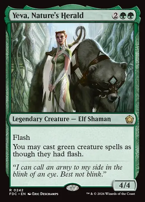 Yeva, Nature's Herald · Foundations Commander 242/3