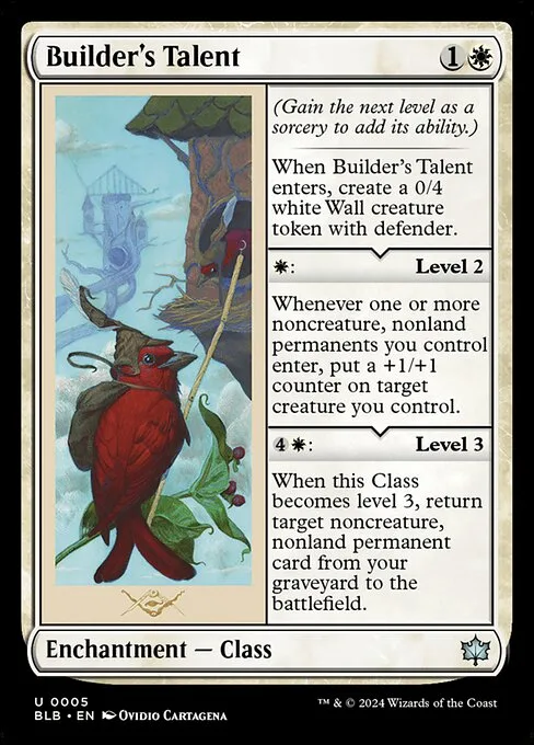 Builder's Talent · Bloomburrow 5/398