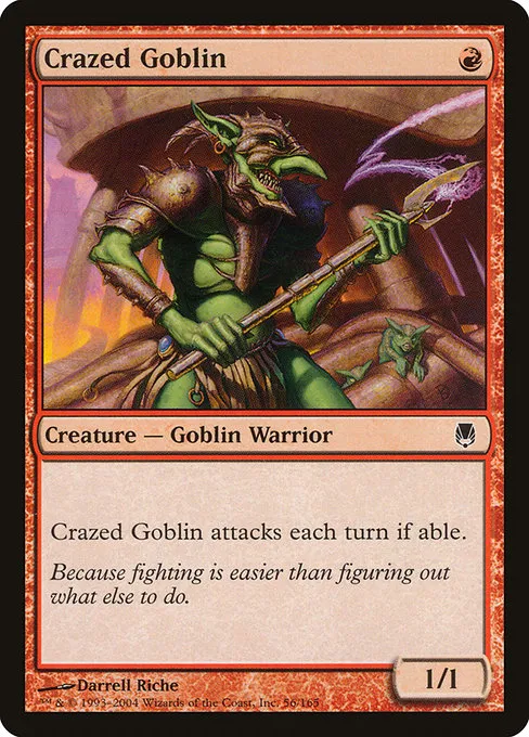 Crazed Goblin · Darksteel 56/165