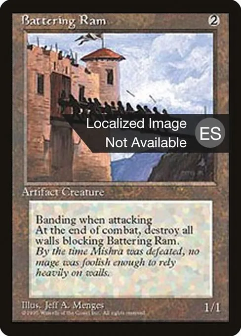 Battering Ram · Fourth Edition Foreign Black Border 297/378
