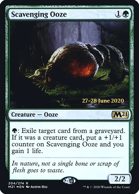 Scavenging Ooze · Core Set 2021 Promos 204s/137