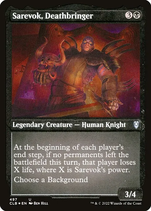 Sarevok, Deathbringer · Commander Legends: Battle for Baldur's Gate 497/936