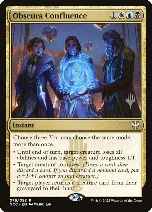 Obscura Confluence · New Capenna Commander Promos 76p/75