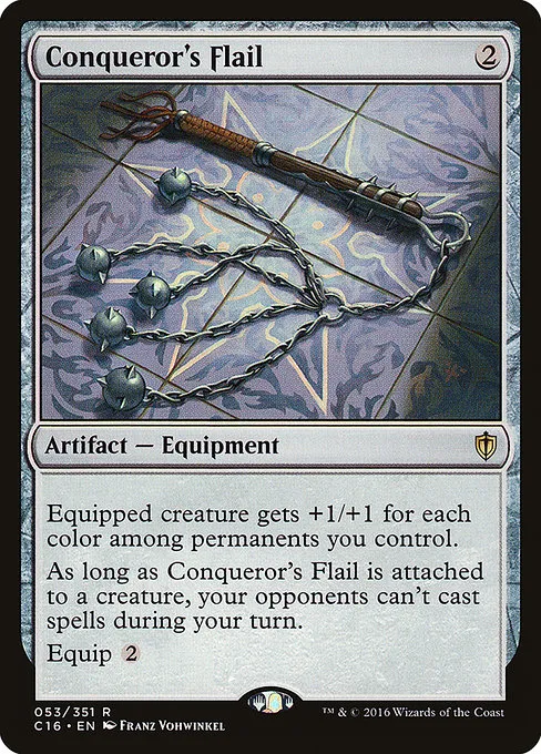 Conqueror's Flail · Commander 2016 53/351