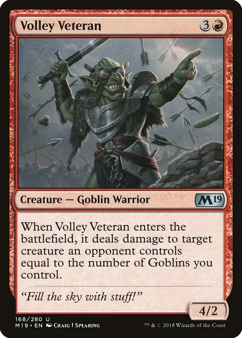 Volley Veteran · Core Set 2019 168/314