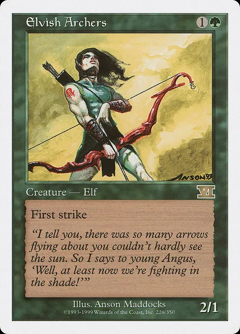Elvish Archers · Classic Sixth Edition 226/351