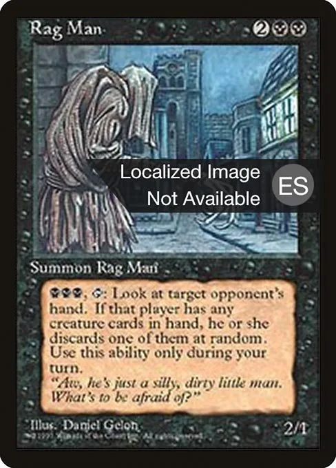Rag Man · Fourth Edition Foreign Black Border 155/378
