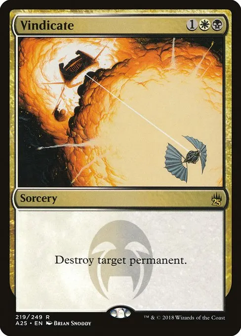 Vindicate · Masters 25 219/249