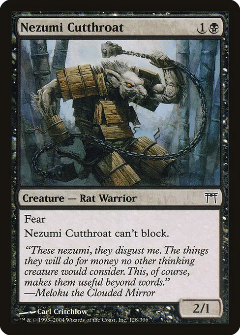 Nezumi Cutthroat · Champions of Kamigawa 128/307