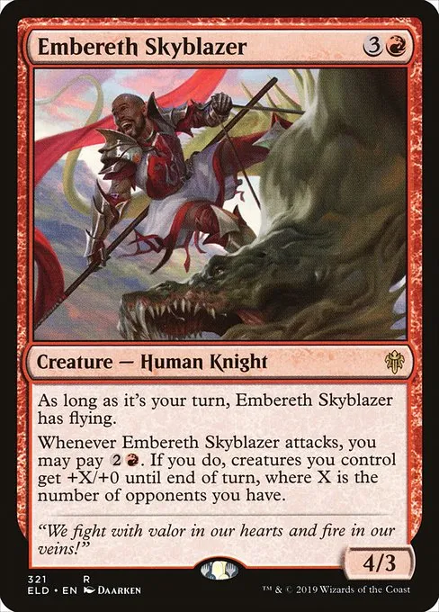 Embereth Skyblazer · Throne of Eldraine 321/398
