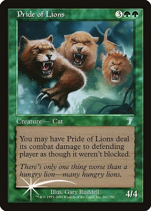 Pride of Lions · Seventh Edition 261★/708