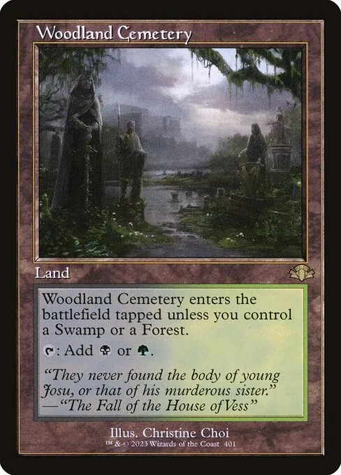 Woodland Cemetery · Dominaria Remastered 401/457