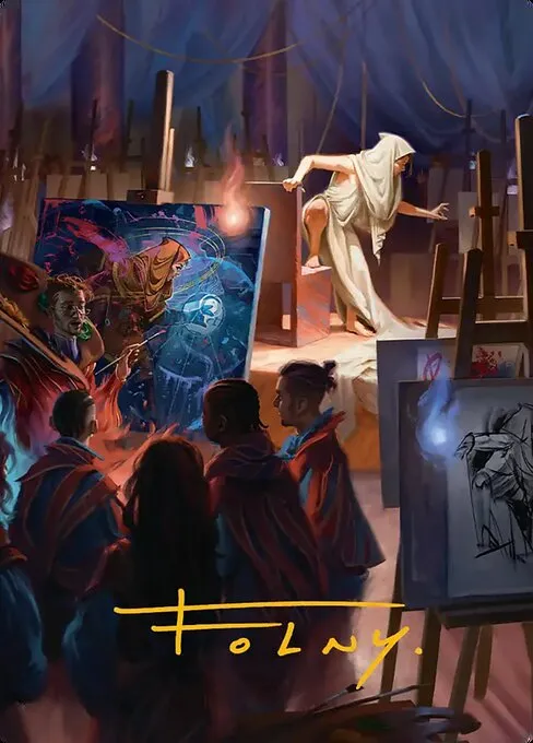 Archaeomancer // Archaeomancer · Secrets of Strixhaven Art Series 41/54