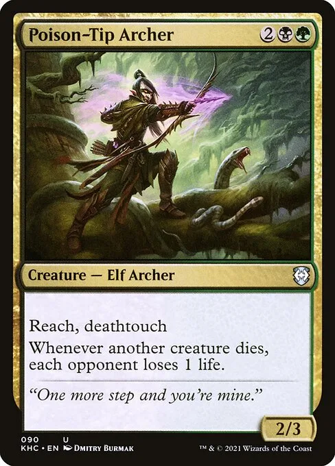 Poison-Tip Archer · Kaldheim Commander 90/119