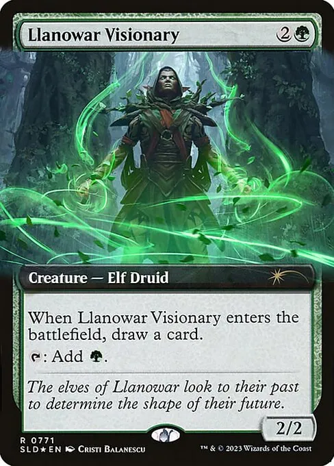 Llanowar Visionary · Secret Lair Drop 771/2547