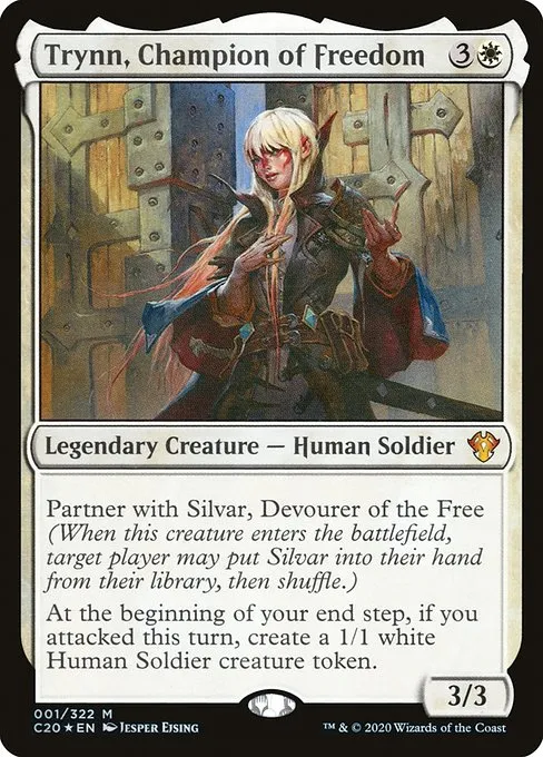 Trynn, Champion of Freedom · Commander 2020 1/322