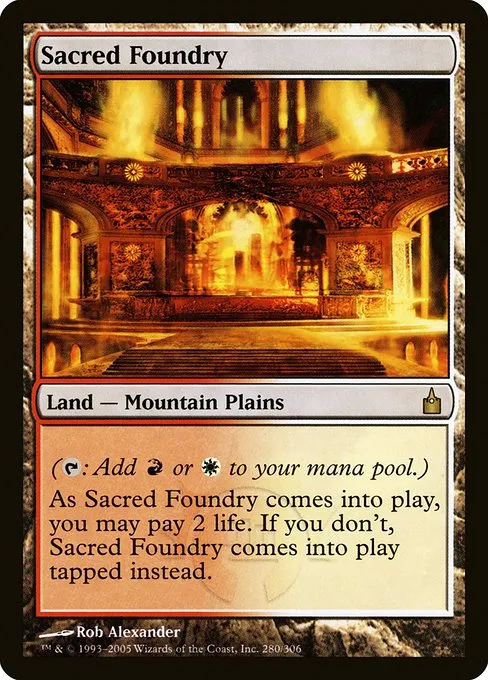 Sacred Foundry · Ravnica: City of Guilds 280/306