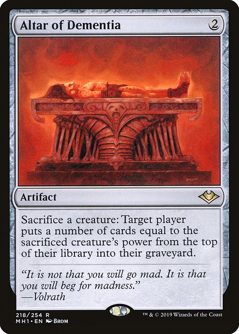 Altar of Dementia · Modern Horizons 218/255