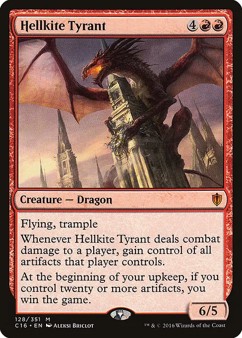 Hellkite Tyrant · Commander 2016 128/351