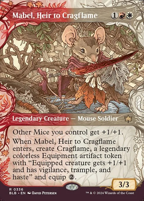 Mabel, Heir to Cragflame · Bloomburrow 336/398