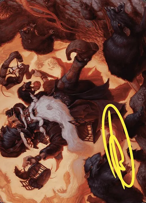 Tattered Ratter // Tattered Ratter · Wilds of Eldraine Art Series 20/81