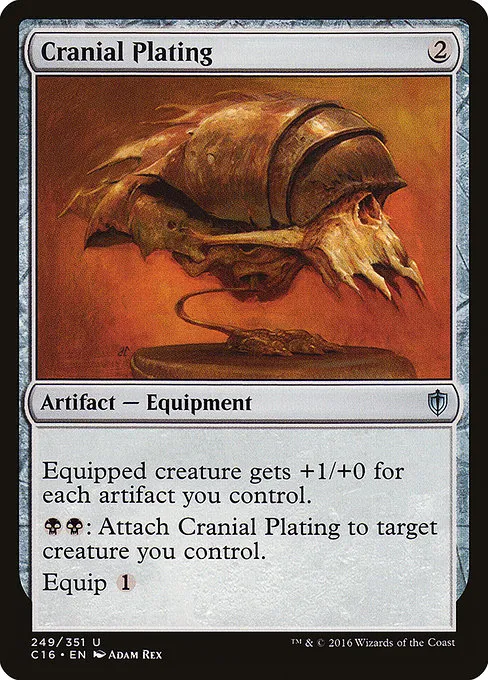 Cranial Plating · Commander 2016 249/351