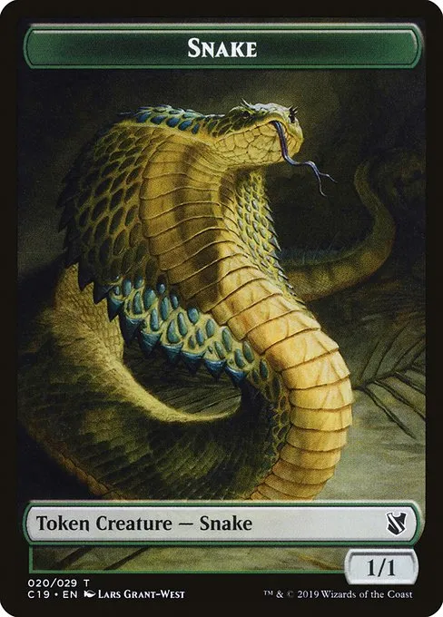 Snake · Commander 2019 Tokens 20/29