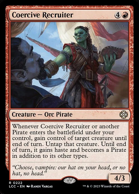 Coercive Recruiter · The Lost Caverns of Ixalan Commander 222/370