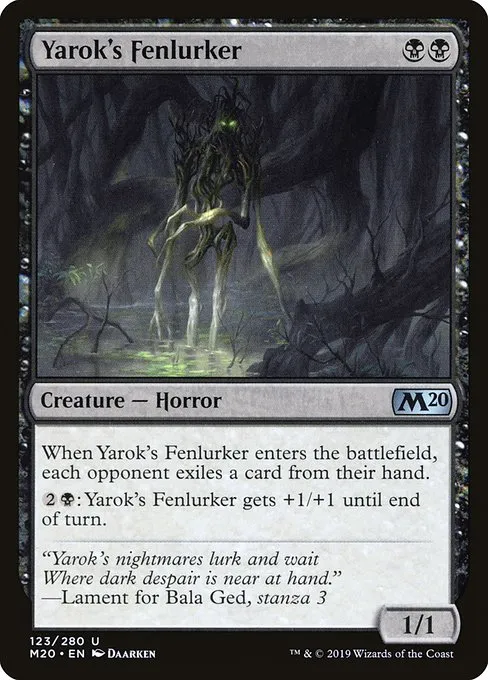 Yarok's Fenlurker · Core Set 2020 123/346