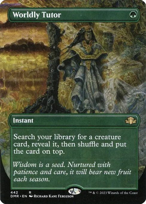 Worldly Tutor · Dominaria Remastered 442/457