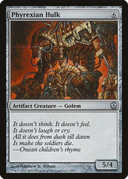 Phyrexian Hulk · Duel Decks: Phyrexia vs. the Coalition 14/71