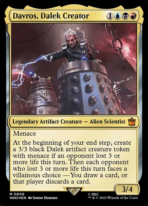 Davros, Dalek Creator · Doctor Who 606/1178