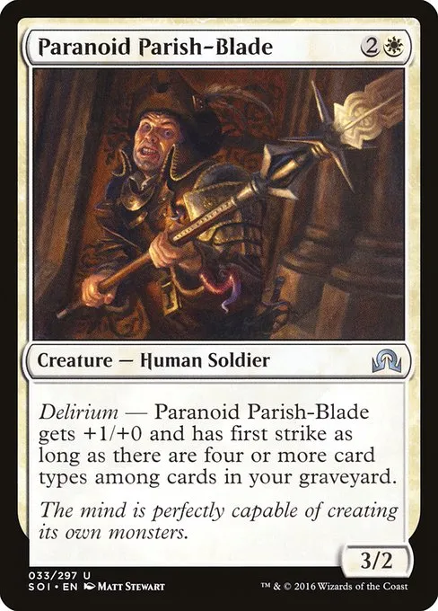 Paranoid Parish-Blade · Shadows over Innistrad 33/302