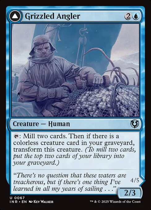 Grizzled Angler // Grisly Anglerfish · Innistrad Remastered 67/495