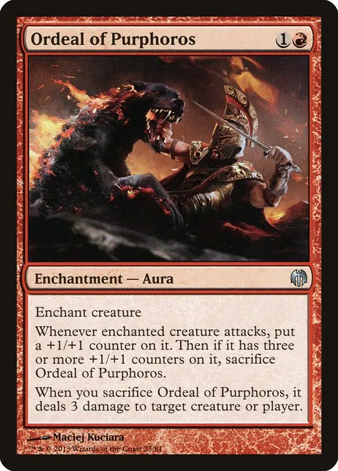 Ordeal of Purphoros · Duel Decks: Heroes vs. Monsters 23/81