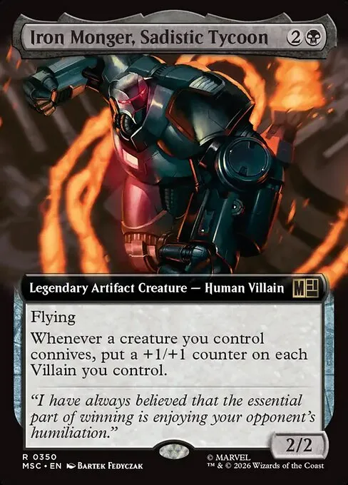 Iron Monger, Sadistic Tycoon · Marvel Super Heroes Commander 350/9