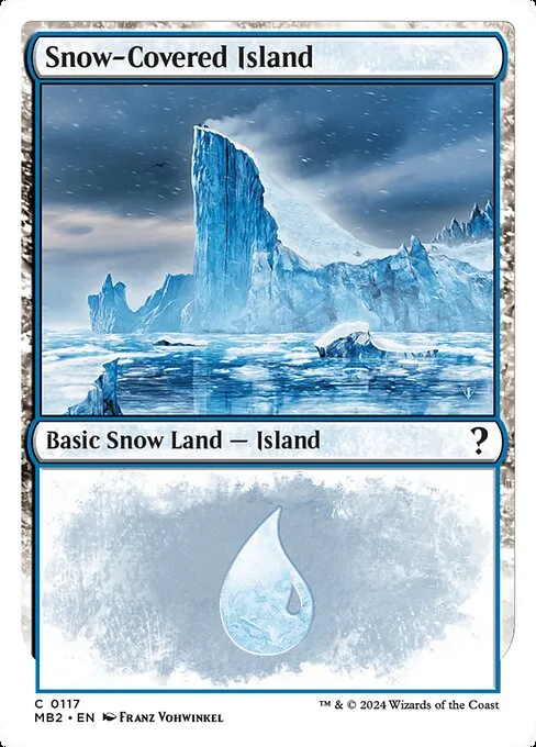 Snow-Covered Island · Mystery Booster 2 117/385