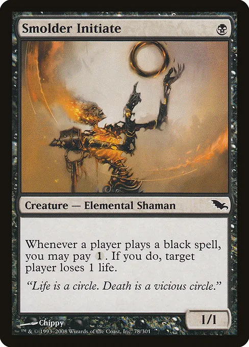 Smolder Initiate · Shadowmoor 78/302