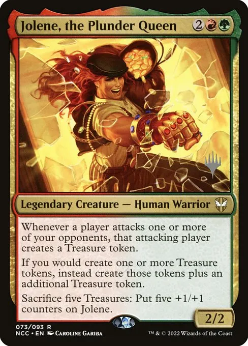 Jolene, the Plunder Queen · New Capenna Commander Promos 73p/75