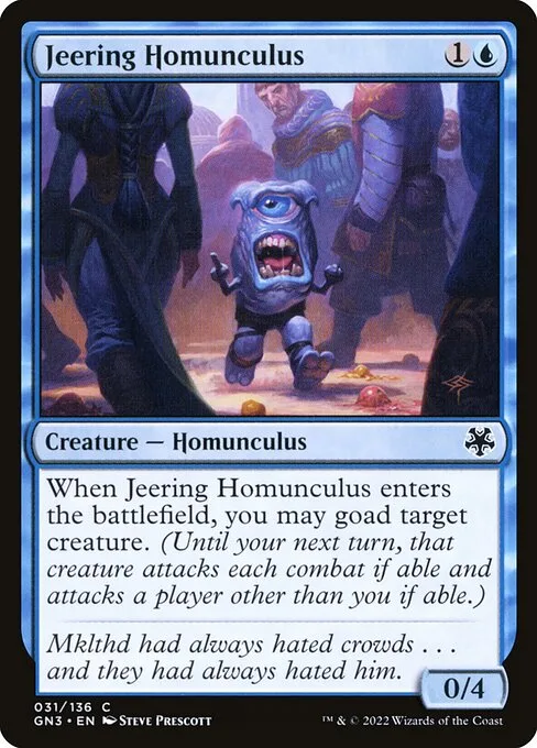 Jeering Homunculus · Game Night: Free-for-All 31/135