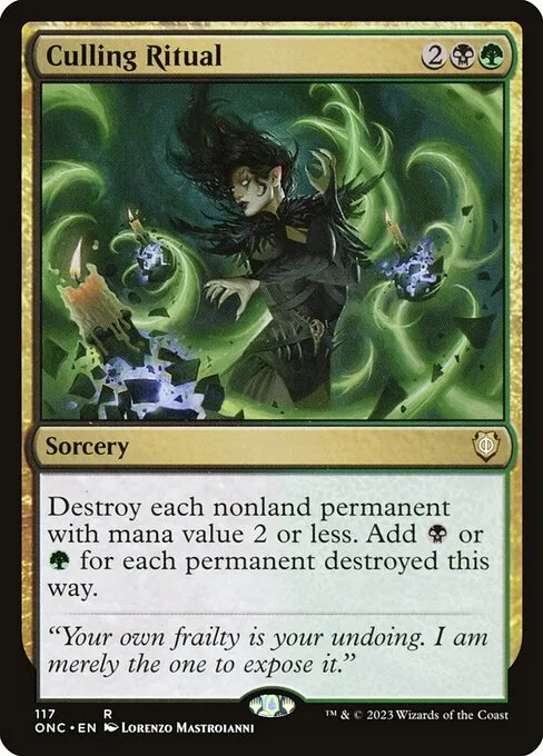 Culling Ritual · Phyrexia: All Will Be One Commander 117/174