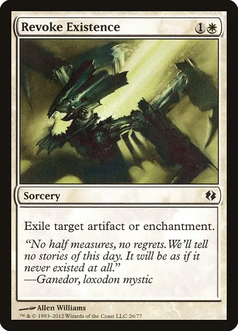 Revoke Existence · Duel Decks: Venser vs. Koth 26/77